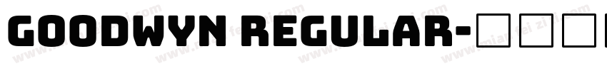 Goodwyn Regular字体转换